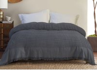 Покрывало Lotus Home - Egi Anthracite (Турция), 240 х 260 см